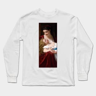 Maternal Affection by Hugues Merle Long Sleeve T-Shirt